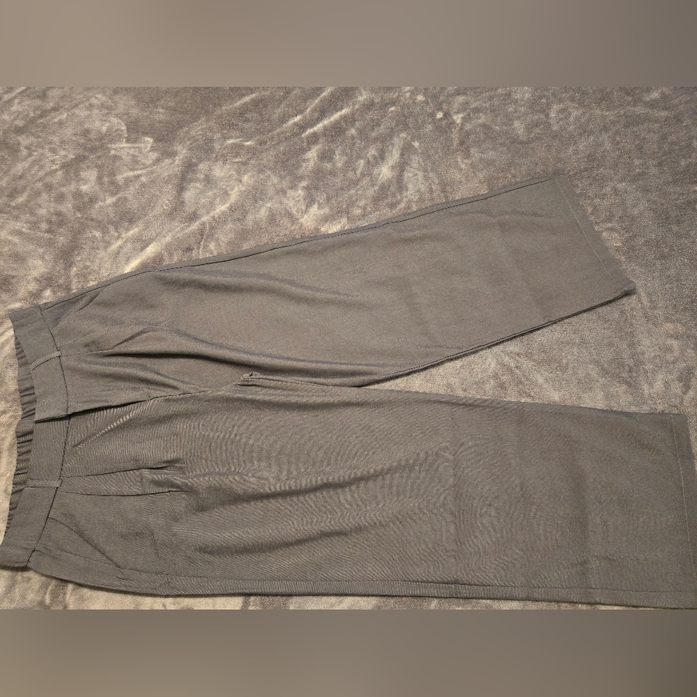 Gray Wide Legged Pants